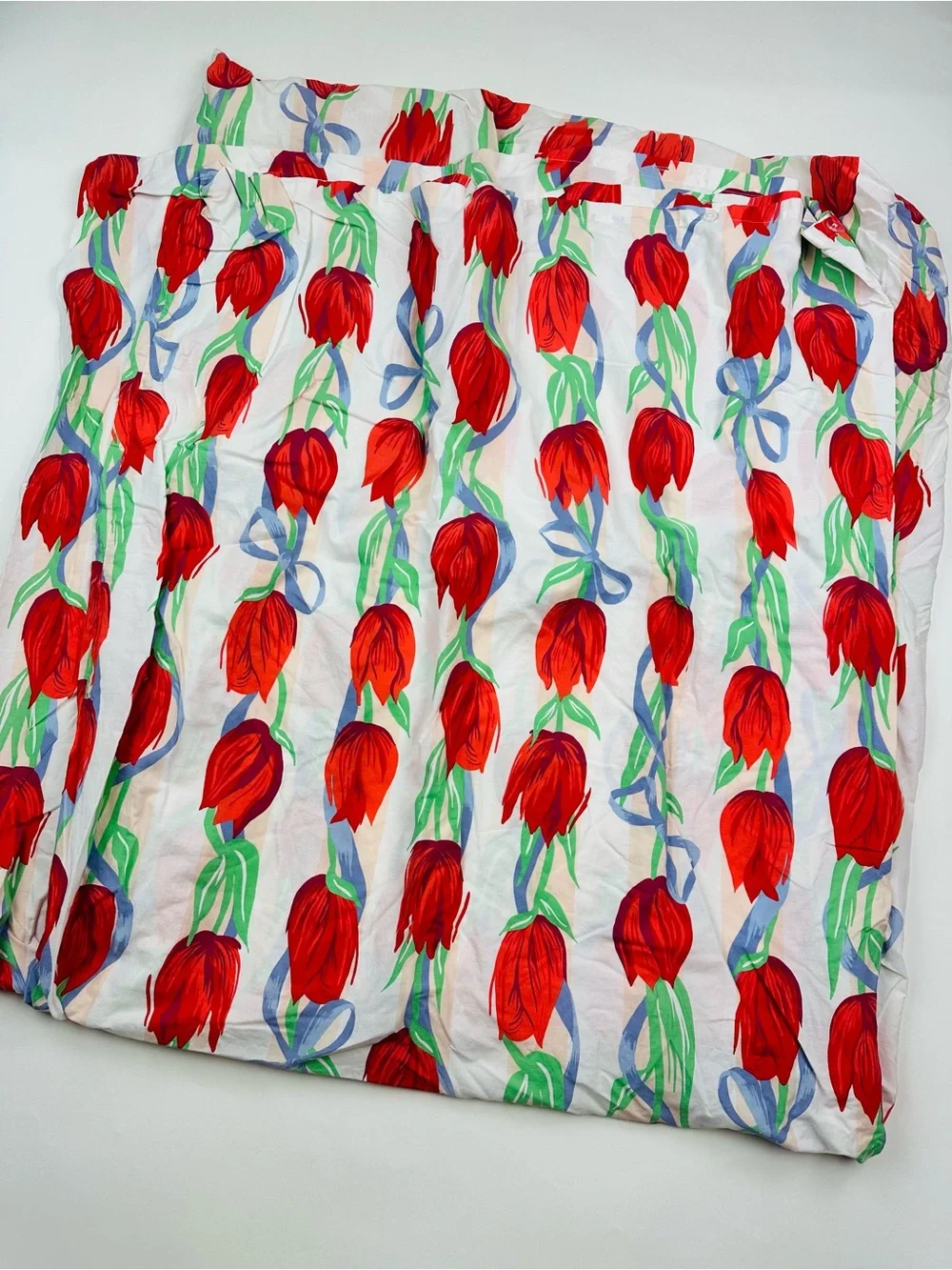 Urban Outfitters Kristen Tulip Floral Duvet Cover Bedding Twin